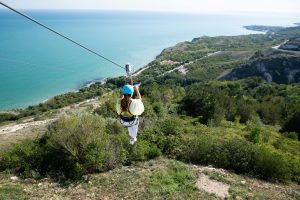 Zip-lining