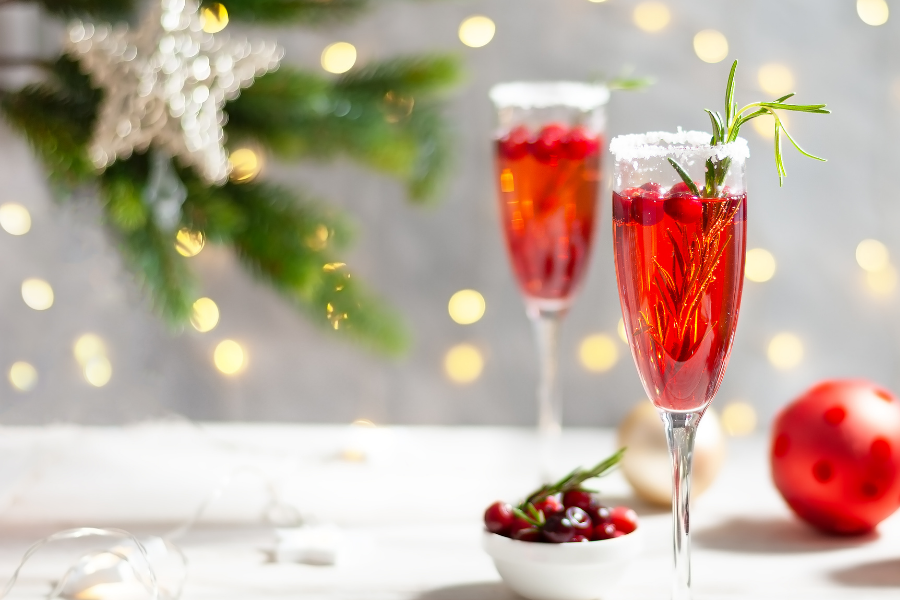 Cranberry Christmas Tree Cocktail